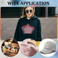 thumbnail image 6 of 8 Colors Flock Heat Transfer Vinyl 12x9.8 Inch Velvet HTV Heat Transfer Vinyl Sheet Flocked Iron on Vinyl for Garment Iron-On Clothing Decoration Craft Making DIY DIY, 6 of 6