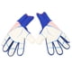 thumbnail image 4 of 1 par de guantes de portero de fútbol, ​​guantes de portero de látex con agarre fuerte, guantes deportivos cómodos y transpirables para entrenamiento, azul, talla 9, 4 of 10