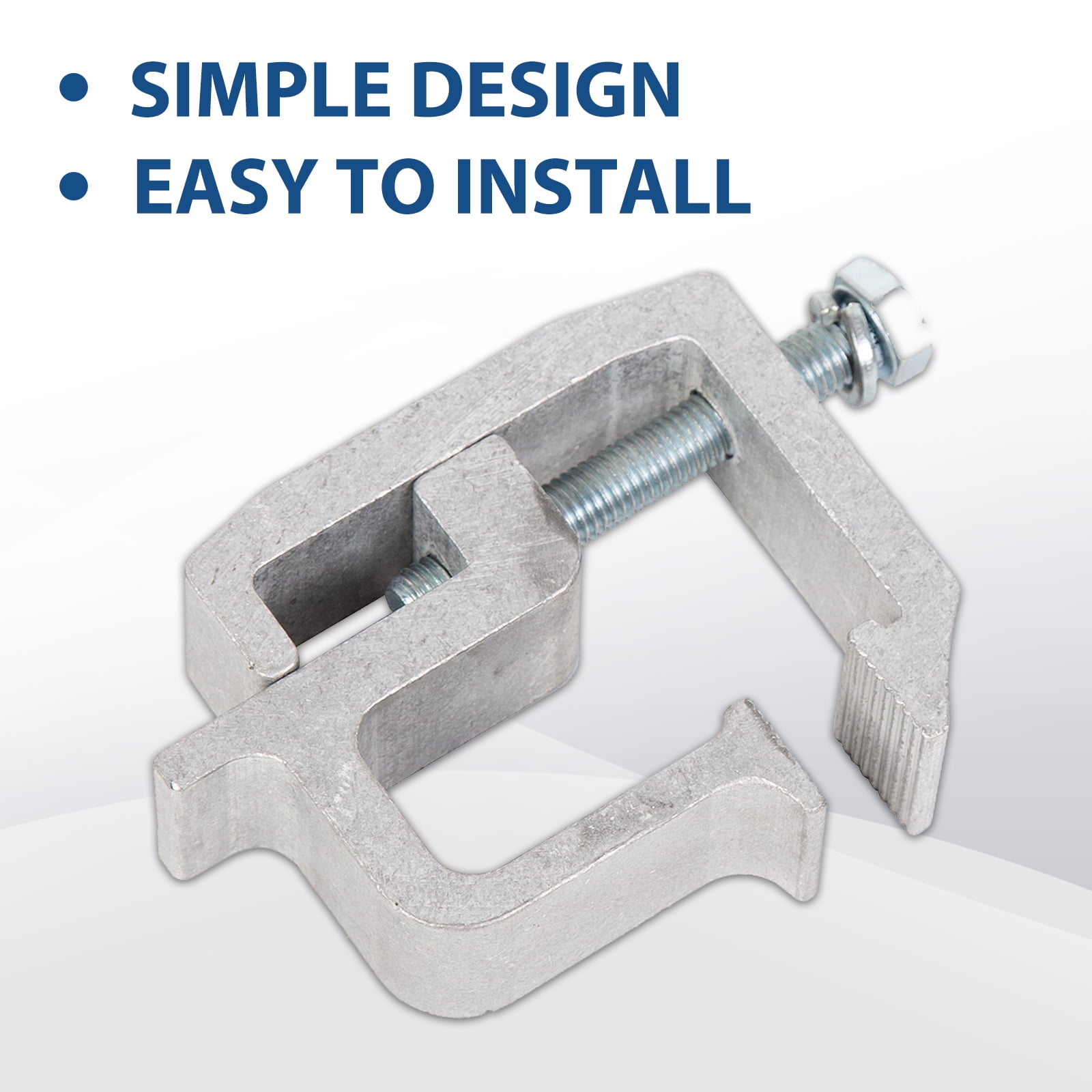 Kojem Truck Mounting Clamps Caps Camper Shell Topper Canopy Fit for Pickup Toyota Chevy Ford Dodge Gmc Ram Aluminum 4pcs