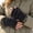 Black, variant on Plush Fingerless Gloves for Women Fleece Lined Thumb Hole Warm Winter