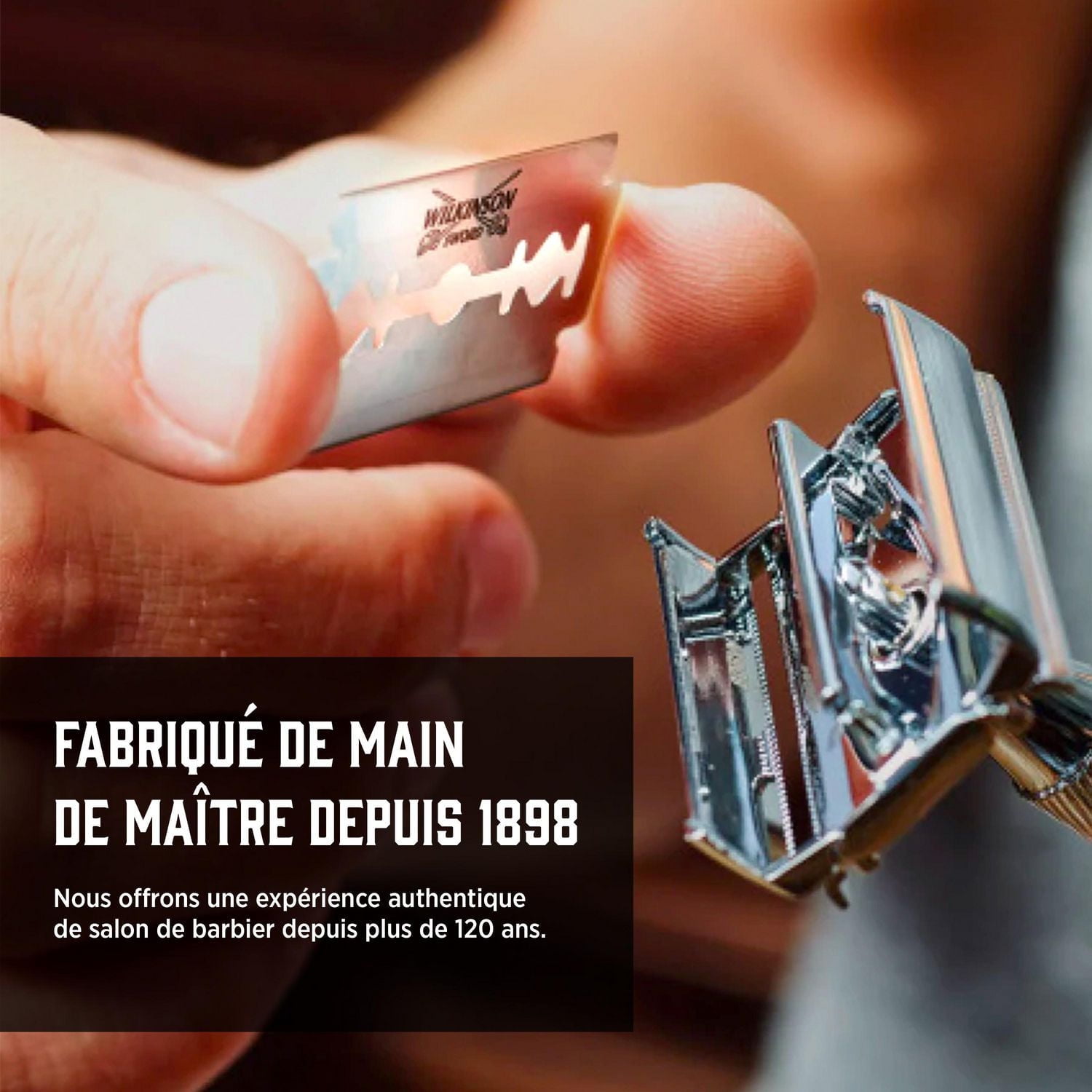 Lames classiques pour rasoir de sécurité à double tranchant de Wilkinson Sword Recharge de 5 lames