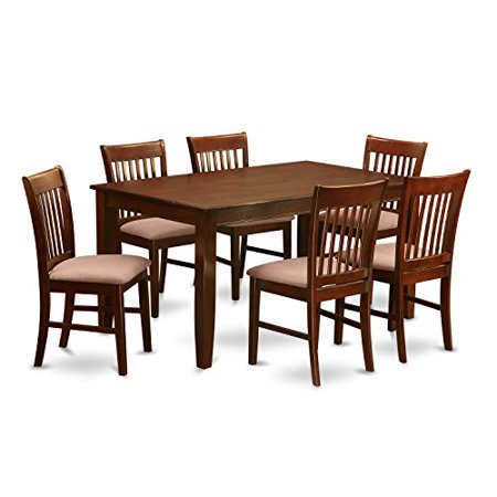 East West Furniture Formal Dining Room Set Dinette Table And