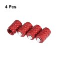 thumbnail image 6 of Motoforti Rhinestone Tire Valve Stem Caps Car Accessories Aluminum Alloy Red 4pcs, 6 of 6