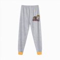 thumbnail image 4 of NOLDARES Toddler Baby Girl Fall Winter Clothes Outfits Funny Print Graphic Girl Fall Sweatshirt Pant Set(Grey,2-3 Y), 4 of 7