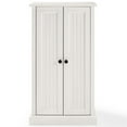 thumbnail image 3 of Pemberley Row Wood Distressed White Accent Cabinet Rectangular Adjustable Shelves 41.25" Unassembled, 3 of 8