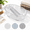 Transparent White-19 in, variant on Green 24.4 in Collapsible Laundry Tub with Built-in Washboard and Dual Drain