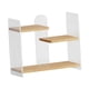 thumbnail image 3 of Estante para tazas de MDF acrílico, estante de exhibición para estación de café con estantes multicapa y Ondulación del color de la madera, 3 of 7