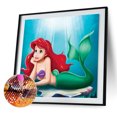 thumbnail image 2 of Cuadros Decorativos Kit de pintura de diamante 5D mosaico de taladro redondo de sirena DIY (B3459) Sywqhk Nuevos Originales, 2 of 9