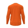 thumbnail image 2 of WRANGLER Long Sleeve Shirt Moisture Wicking Crew Neck Sweatshirt, XL, Orange, 2 of 3
