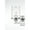 Chrome, variant on 5.6 in. Saanvi 2 Light Chrome & Clear Bath Sconce