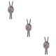 thumbnail image 5 of Corbata Bolo Qarigey para hombres y mujeres hecha a mano con cordón de cuero PU y Aleación, 5 of 6