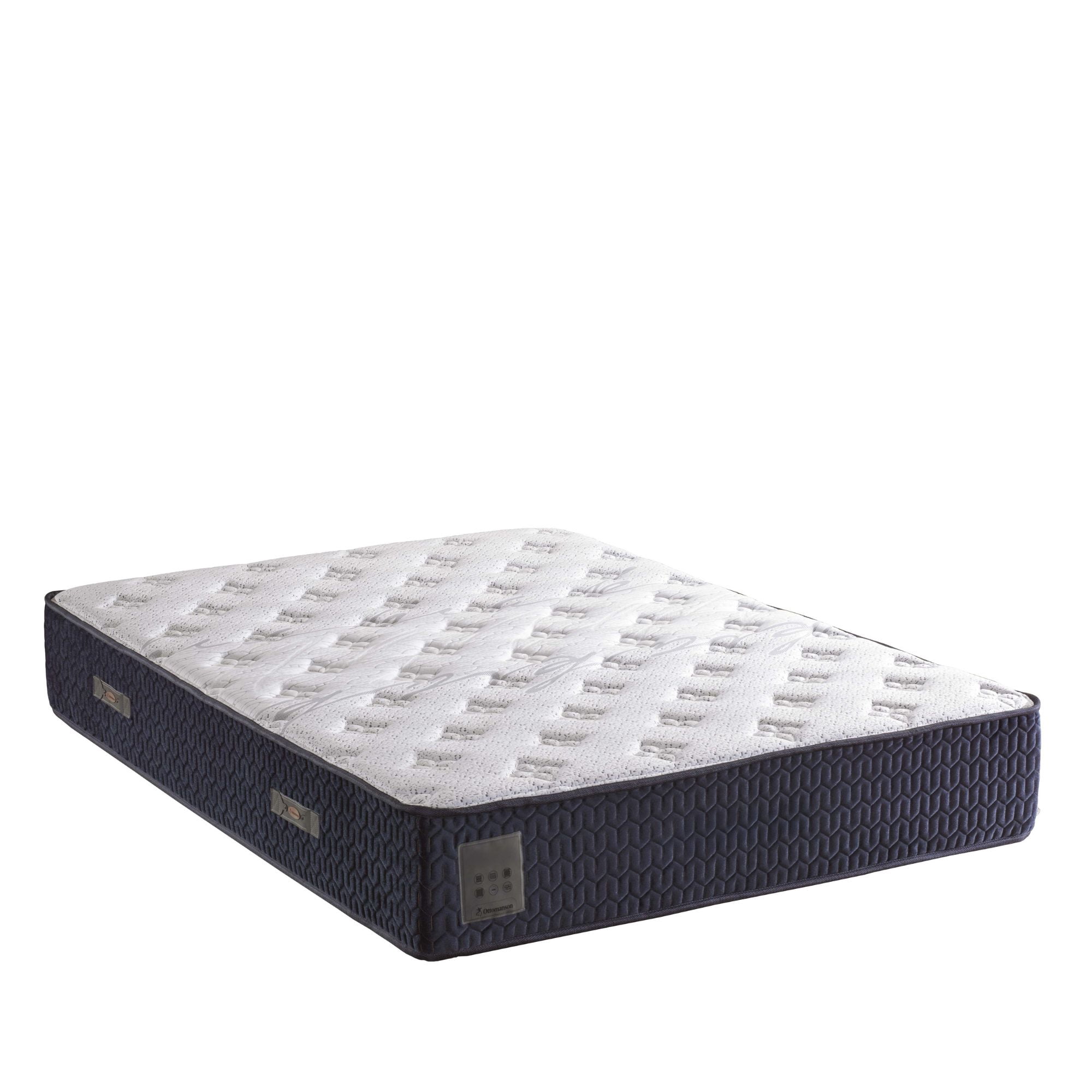 Ottomanson Twin 12" Firm Hybrid Mattress, Pocket Coils & CertiPUR-US, Fiberglass-Free, Bed in a Box