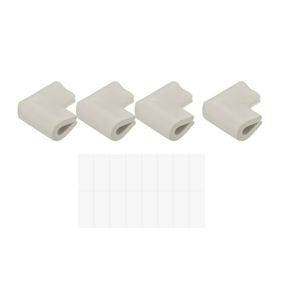Unique Bargains Corner Guards Edge Protectors, 12Pack U Foam Safety Bumper W Self-Adhesive Tape, 2.16'x1.38'x0.315', Gray