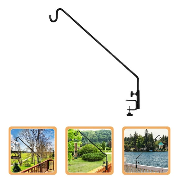 Pawsdot Shepherds Hook for Hanging Plants Heavy Duty Iron 1Set