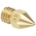 thumbnail image 5 of Boquilla de impresora 3D Uxcell adecuada para cabezal de extrusión MK8, para filamento de 1.75 mm de latón, 0.2 mm - 1 mm Total 10 piezas, 5 of 5