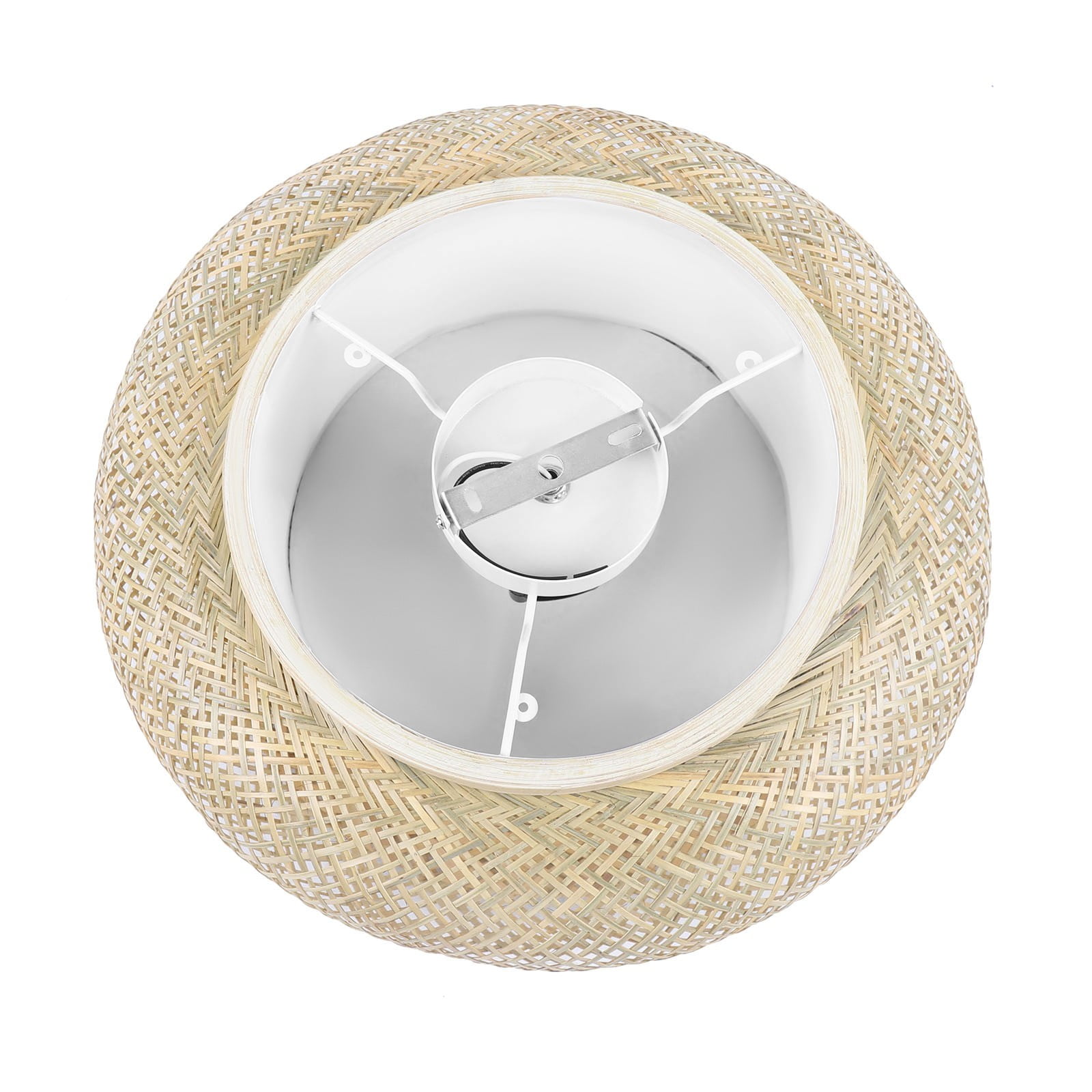 Bamboo Ceiling Light, Rustic/Lodge Style Ceiling Light (Not Included Bulbs), for Both Lighting and Decoration
