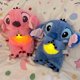 thumbnail image 2 of Muñeco de peluche de Disney Stitch Angel Anime de 28 cm con bolsa de aire con iluminación y música, juguete apaciguador Kawaii para calmar el sueño del bebé, regalo para niños, 2 of 4