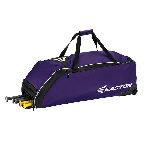 EASTON E610W Bat & Equipment Baseball / Softball Wheeled Bag, Purple