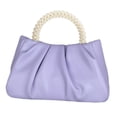 thumbnail image 4 of Bolso de mano ligero para mujer, bandolera de piel sintética, tipo clutch pequeño Púrpura, 4 of 9