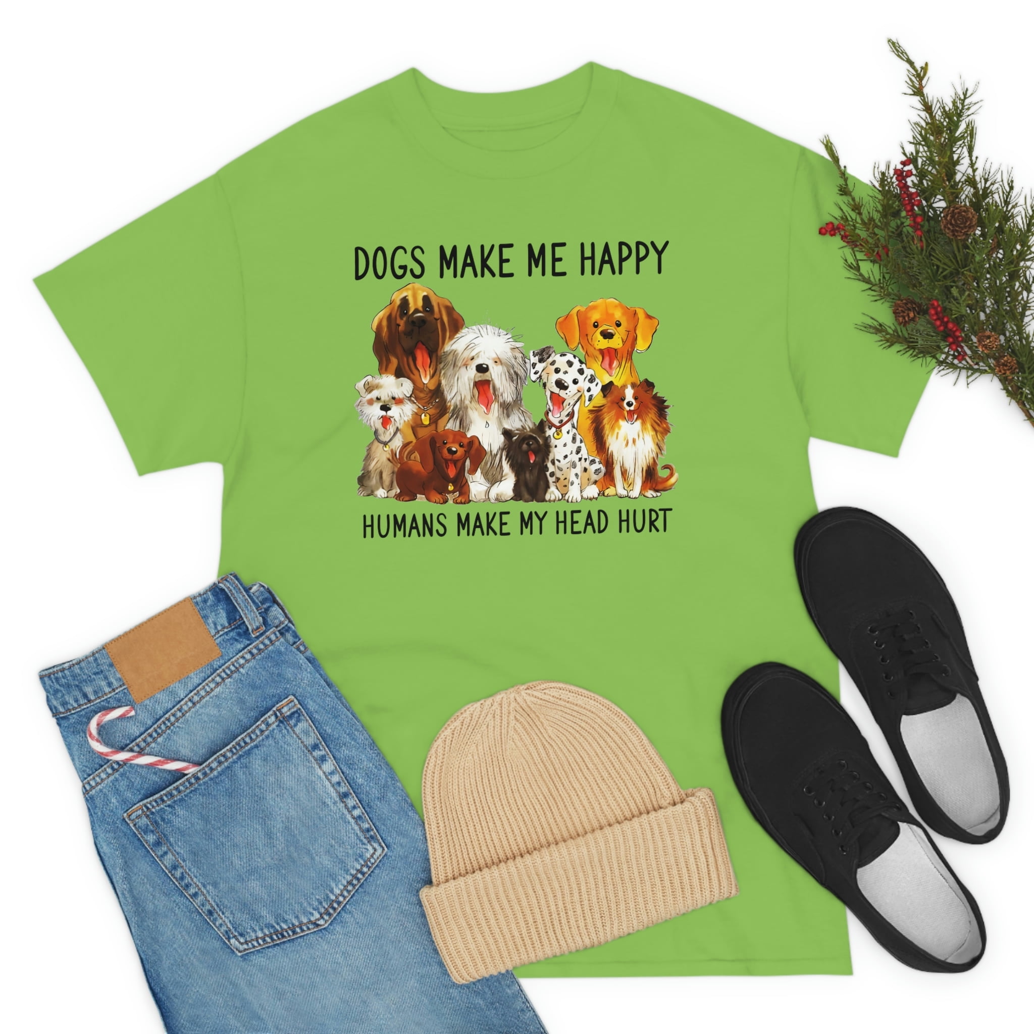 LLC Funny Dog Mom Shirt, Shirt for Dog Lovers, Dog Dad Shirt, Dog Lovers Men