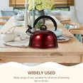 thumbnail image 3 of PTOOTP Red Whistling Kettle Stainless Steel for Home Kitchen, 3 of 8