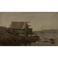thumbnail image 3 of Amaldus Nielsen 14x10 Black Modern Framed Museum Art Print Titled - Seabed, Lindesnes (1858), 3 of 5