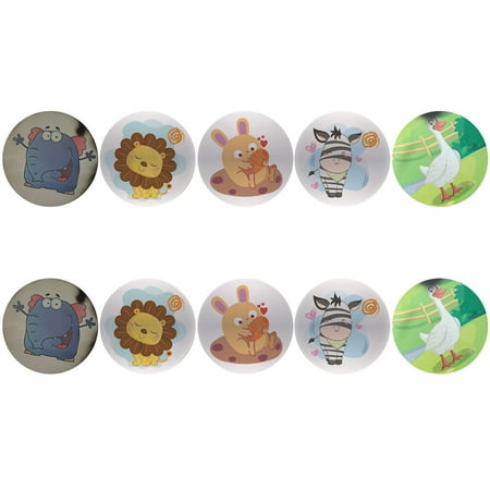 

NUOLUX 10pcs Potty Training Sticker Cartoon Animal Potty Sticker Color Changing Stickers