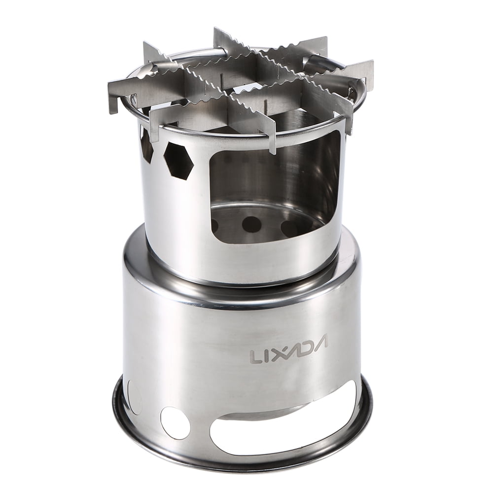Lixada Folding Stainless Steel Wood Burning Stove Outdoor H7N8 Use Picni S3Z6 Lixada Folding Stainless Steel Wood Burning Stove Outdoor H7N8 Use Picni S3Z6