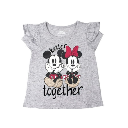 Minnie Mouse Ruffle Sleeve T-Shirt (Toddler