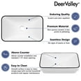 thumbnail image 4 of DV-1V0235 DeerValley Ally 19'' x 12'' Drop-In Bathroom Sink Semi-Recessed Vessel Sink Rectangular Above Counter Basin, 4 of 10