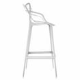 thumbnail image 2 of Plata Import Keeper Stool in White, White Tangled Stool, Modern-Mid Century Counter Stool in White, Indoor-Outdoor Stool, Kitchen Stool, Restaurant Stool, White Keeper Stool, Polypropylene Stool, Coun, 2 of 4