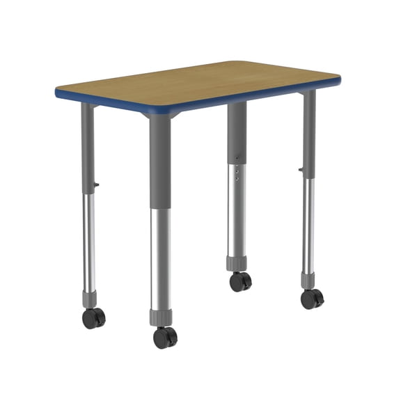 Correll Collaborative Desk With Fusion Maple Finish AD3420-REC-16-13-39-CK