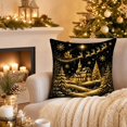 thumbnail image 7 of Christmas Pillow Covers, Decorative Cushion Case with Hidden Zipper, Soft Fabric for Sofa Couch Bed Home Decor, 7 of 7