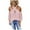 Pink, variant on IROINNID Deals Polyester Long Sleeve T Shirt for Women Comfy Backless Solid Color Shirt Strapless Tops,Pink