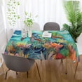 thumbnail image 6 of Ryvnso Sea Turtles in Ocean Rectangle Table Cloth Tablecover Dinning Tablecloth 60"x90", 6 of 8