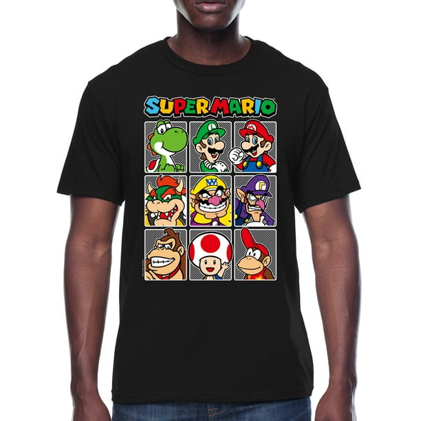 Super Mario Party Pals Apparel, Graphic Tee Shirt, Sizes S3XL (Men's