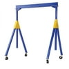 Vestil Manufacturing AHSN-2-15-14 15 x 14 in. Knock-Down Adjustable Height Steel Gantry Cranes - 2000 lbs