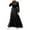 Black, variant on Dresses for Womens, Womens Abaya Long Sleeve Dress Prayer Solid Color Dress Loose Maxi Dress Abaya Ramadan Robe