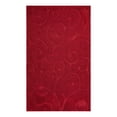 thumbnail image 3 of Unique Loom Floral Shag Collection Area Rug - Carved (5' x 8' Rectangle Red), 3 of 7
