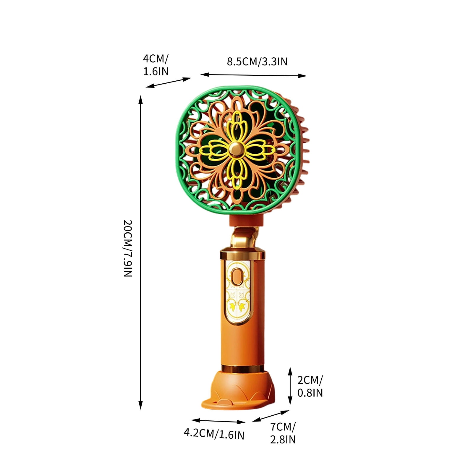 GOGO♡ ZZkhGO Portable Handheld Fan, USB Rechargeable Mini Fan with Phone