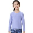 thumbnail image 6 of GYRATEDREAM Unisex Kids Long Sleeve Sun Shirts Quick Dry UPF50+ Sun Protection Zip-Up Top Athletic Hoodie with Thumbholes for 4-5T Pink, 6 of 8
