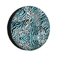 thumbnail image 1 of XMXY Zebra Leopard Print Animal Spare Tire Cover，Universal Waterproof Cover for Jeep RV Tire Wheel Protection 16 inch, 1 of 8