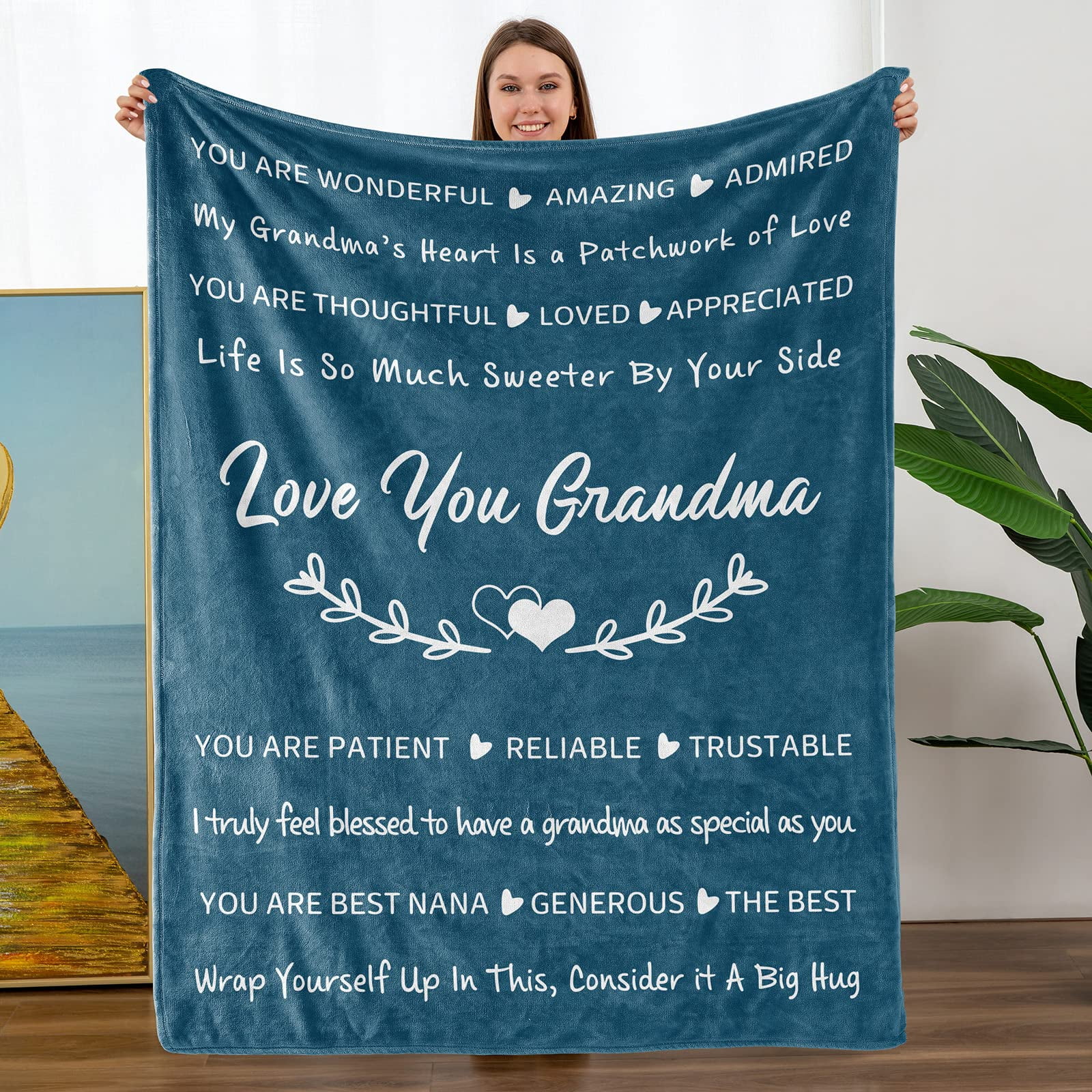 Personalized Grandma gifts, Personalized Gift for Grandma gift persona –  Letter Art Gifts