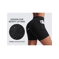 thumbnail image 3 of Shorts CRZ YOGA Butterlift tiro alto 5" con bolsillos negro L, 3 of 6
