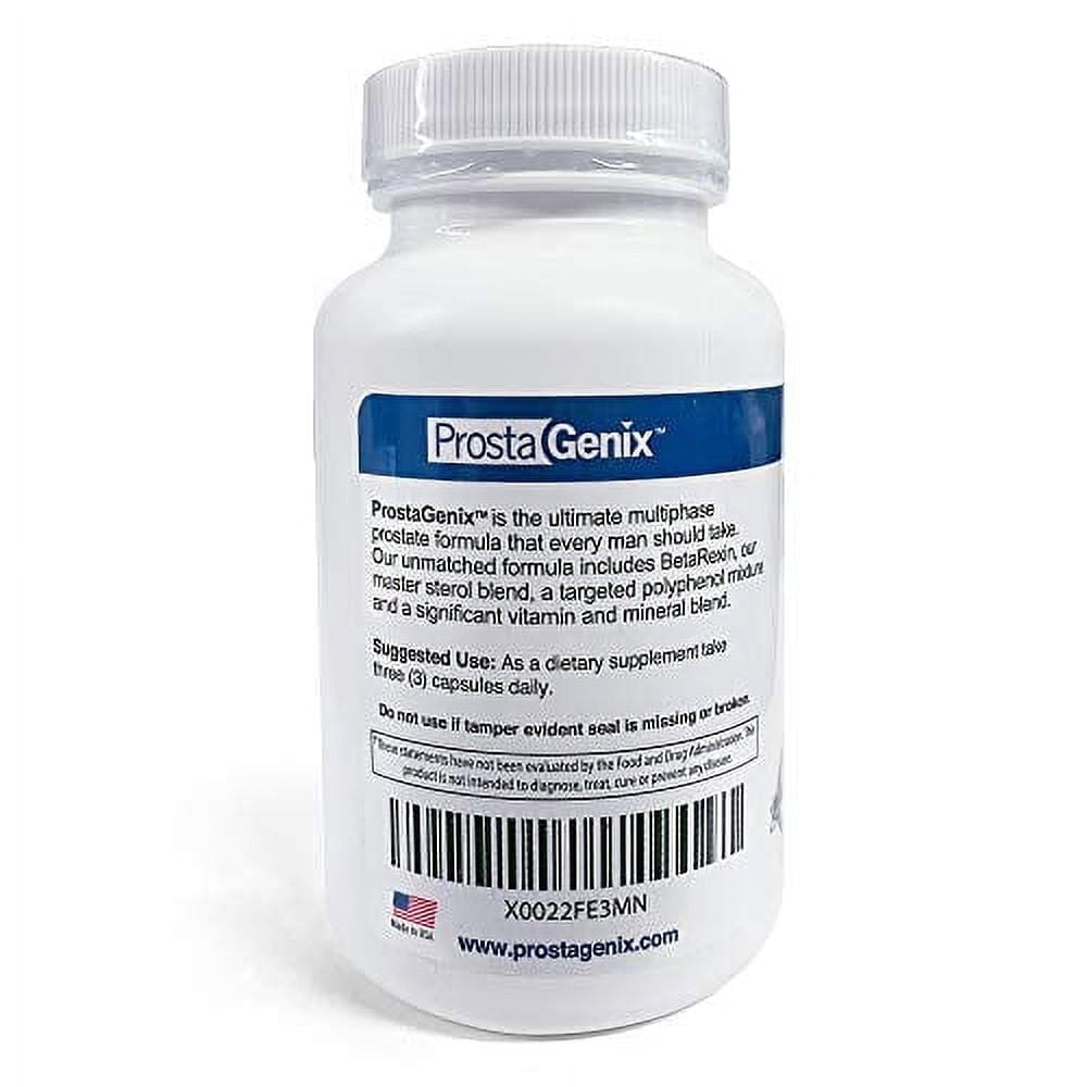 ProstaGenix Multiphase Prostate Supplement Capsule -3 Bottles- Over 1 Million Sold - End Nighttime Bathroom Trips, Urgency, Frequent Urination.