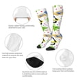 thumbnail image 3 of Logiee Penguins On The Beach Print Gift Stocking Stuffers,Adult Stockings,Novelty Socks,Funny Socks Birthday Running Walking Sleeping, 3 of 6