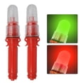 thumbnail image 2 of Lámpara de baliza de 2 uds, luz de pesca impermeable de plástico para artes de pesca (rojo verde) Tmvgtek Para Estrenar, 2 of 5