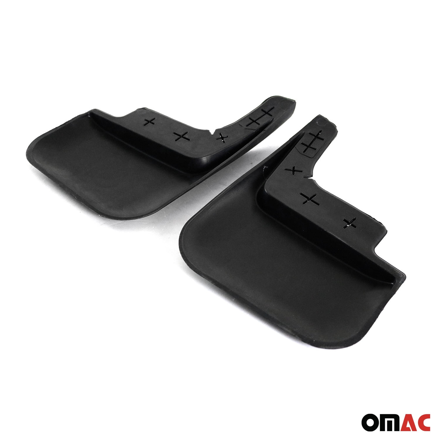 OMAC Mud Guards Splash Mud Flaps for Mercedes GL Class X164 2007-2012 ABS Black 2Pcs
