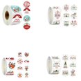 thumbnail image 2 of Etiquetas adhesivas de regalo de Navidad para niños, decoración de Feliz Navidad, bonitas etiquetas de papelería hechas a mano, 50-500 piezas, 2 of 4
