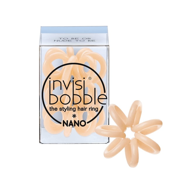 Anillo para el Cabello Invisibobble Nano Ser o No Ser Desnudo Crema
